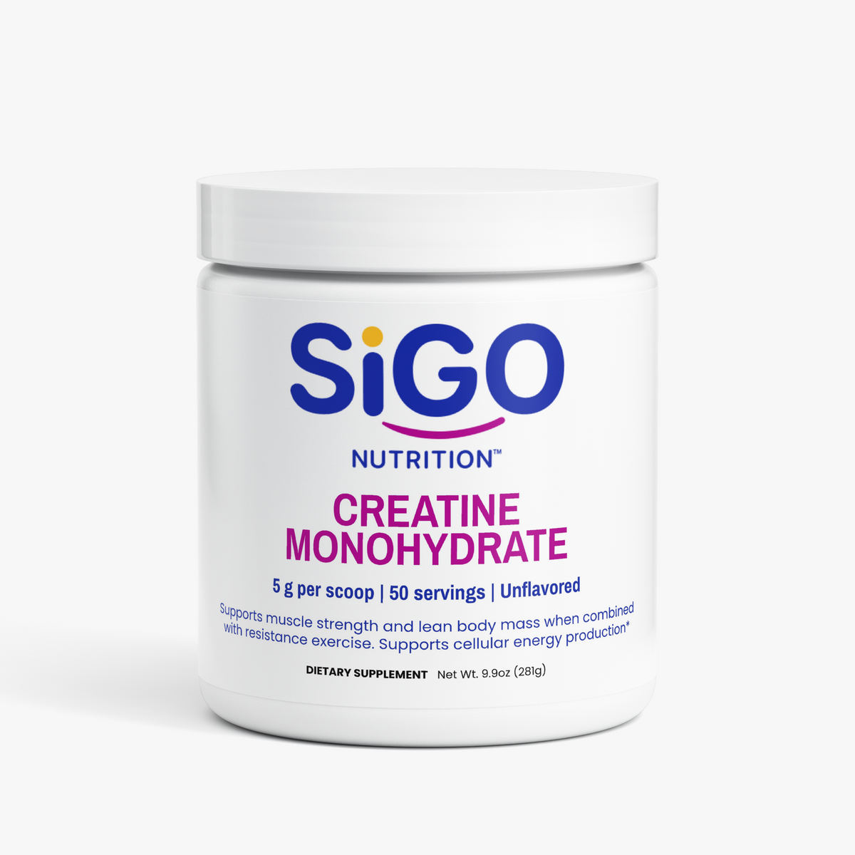 Creatine Monohydrate — 5 g, Unflavored | 50 Servings