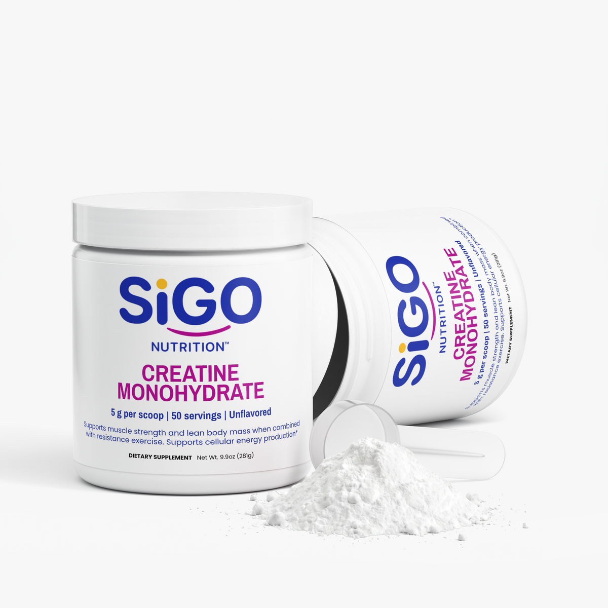 Creatine Monohydrate — 5 g, Unflavored | 50 Servings
