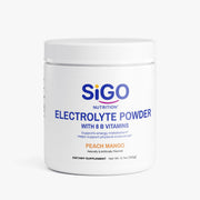 Electrolyte Powder with B Vitamins — Peach Mango, Zero Sugar | 30 Servings