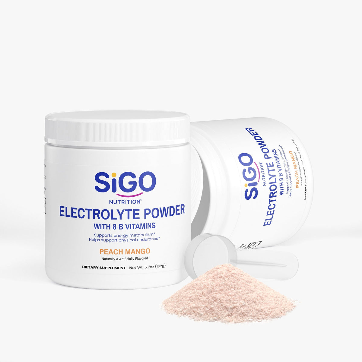 Electrolyte Powder with B Vitamins — Peach Mango, Zero Sugar | 30 Servings