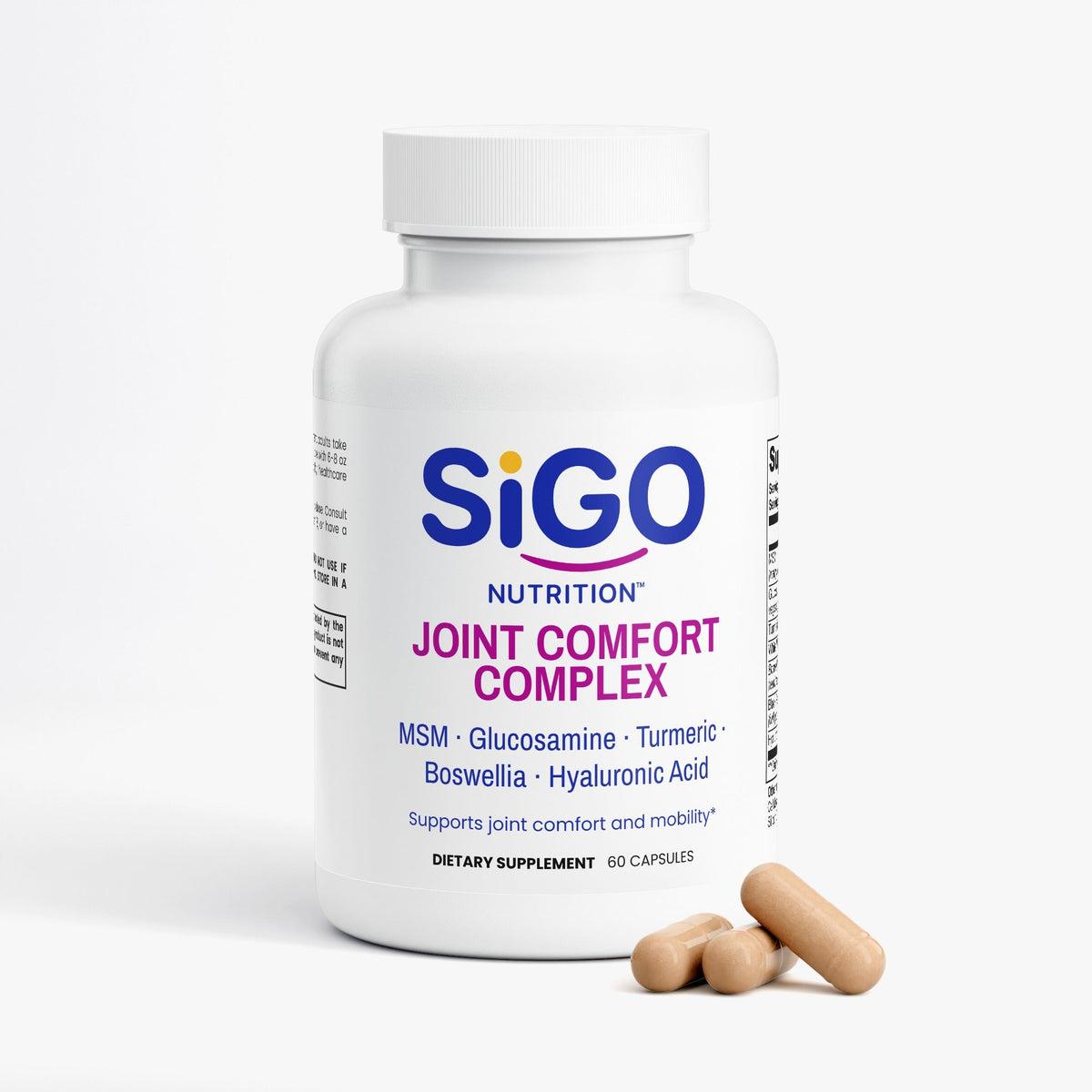 Joint Comfort Complex — Glucosamine, MSM & Turmeric | 60 Capsules
