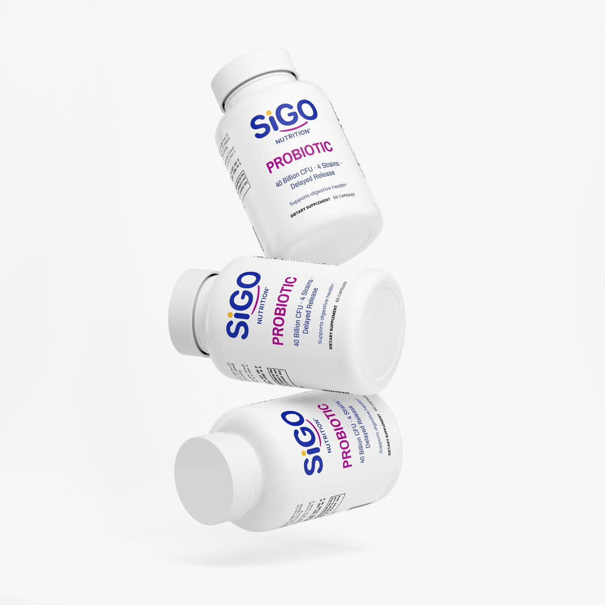 Probiotic 40 Billion CFU — 4 Strains, Delayed Release | 60 Capsules