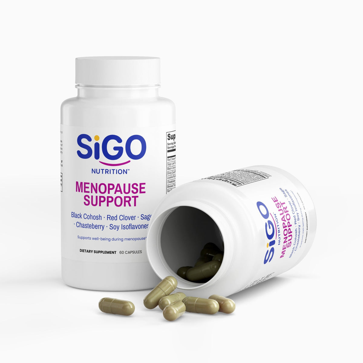 Menopause Support — Black Cohosh, Red Clover & Sage | 60 Capsules