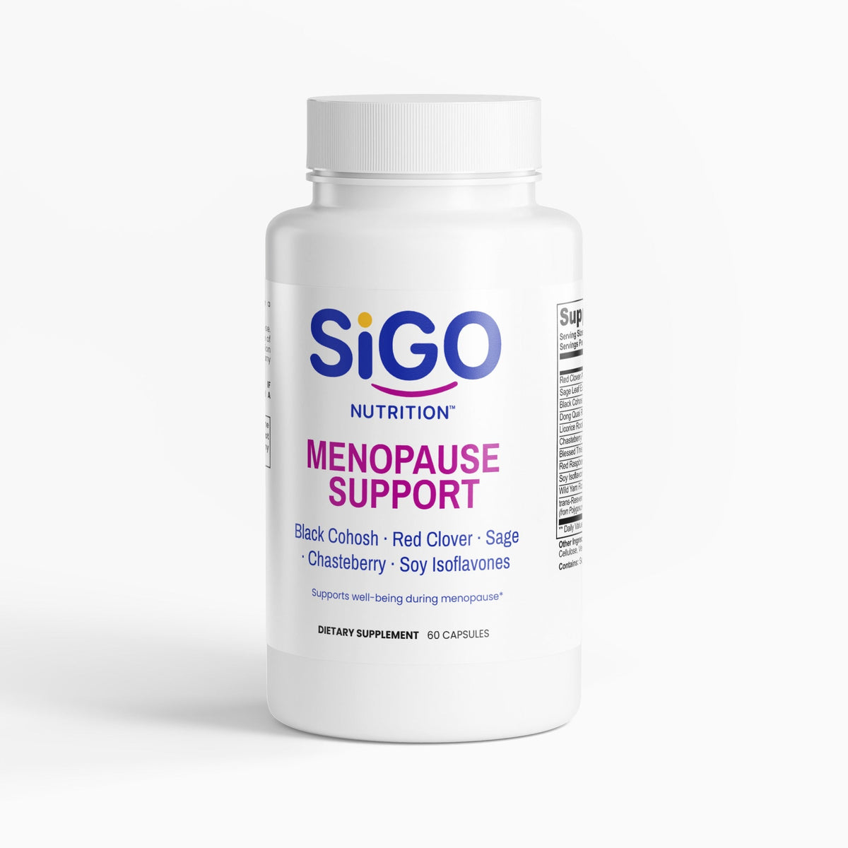 Menopause Support — Black Cohosh, Red Clover & Sage | 60 Capsules