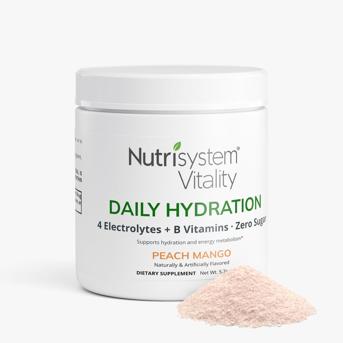 Daily Hydration — Electrolytes + B Vitamins, Peach Mango | 30 Servings