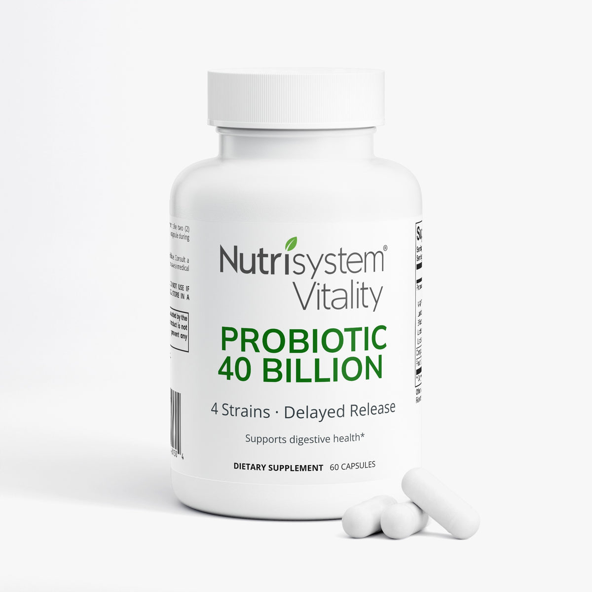 Probiotic 40 Billion CFU — 4 Strains, Delayed Release | 60 Capsules