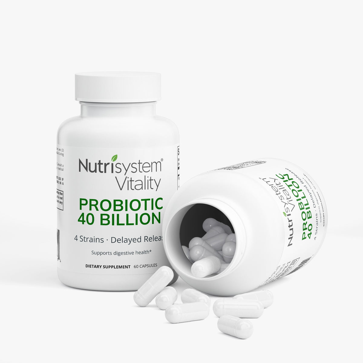 Probiotic 40 Billion CFU — 4 Strains, Delayed Release | 60 Capsules