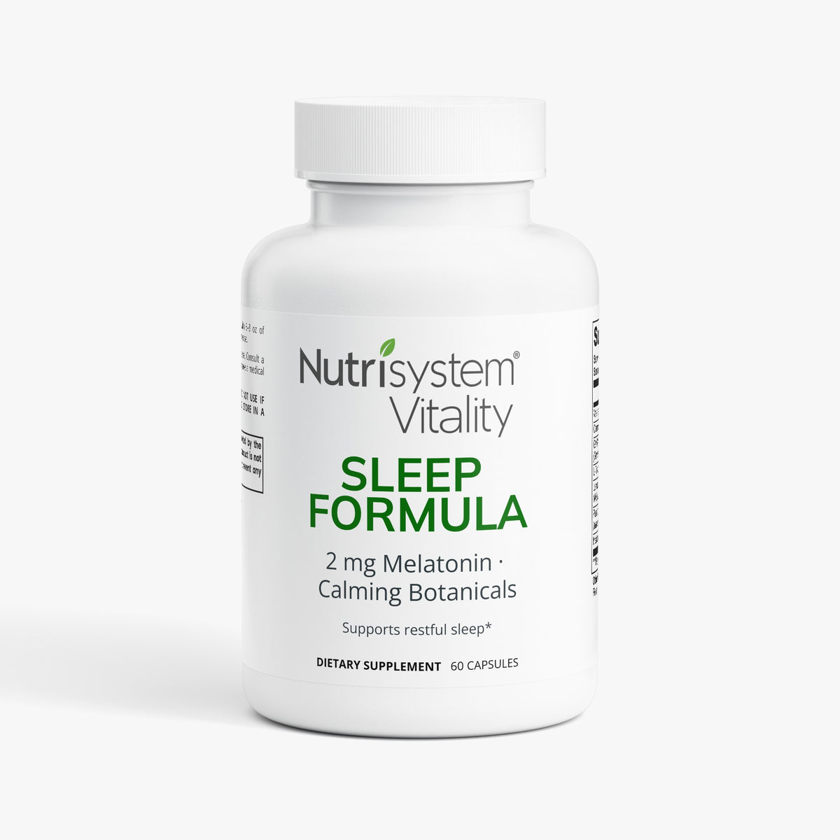 Sleep Formula — 2 mg Melatonin, Valerian & Chamomile | 60 Capsules