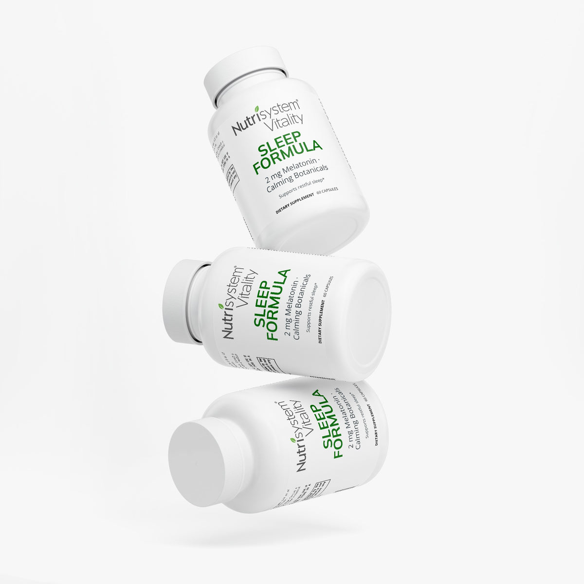 Sleep Formula — 2 mg Melatonin, Valerian & Chamomile | 60 Capsules