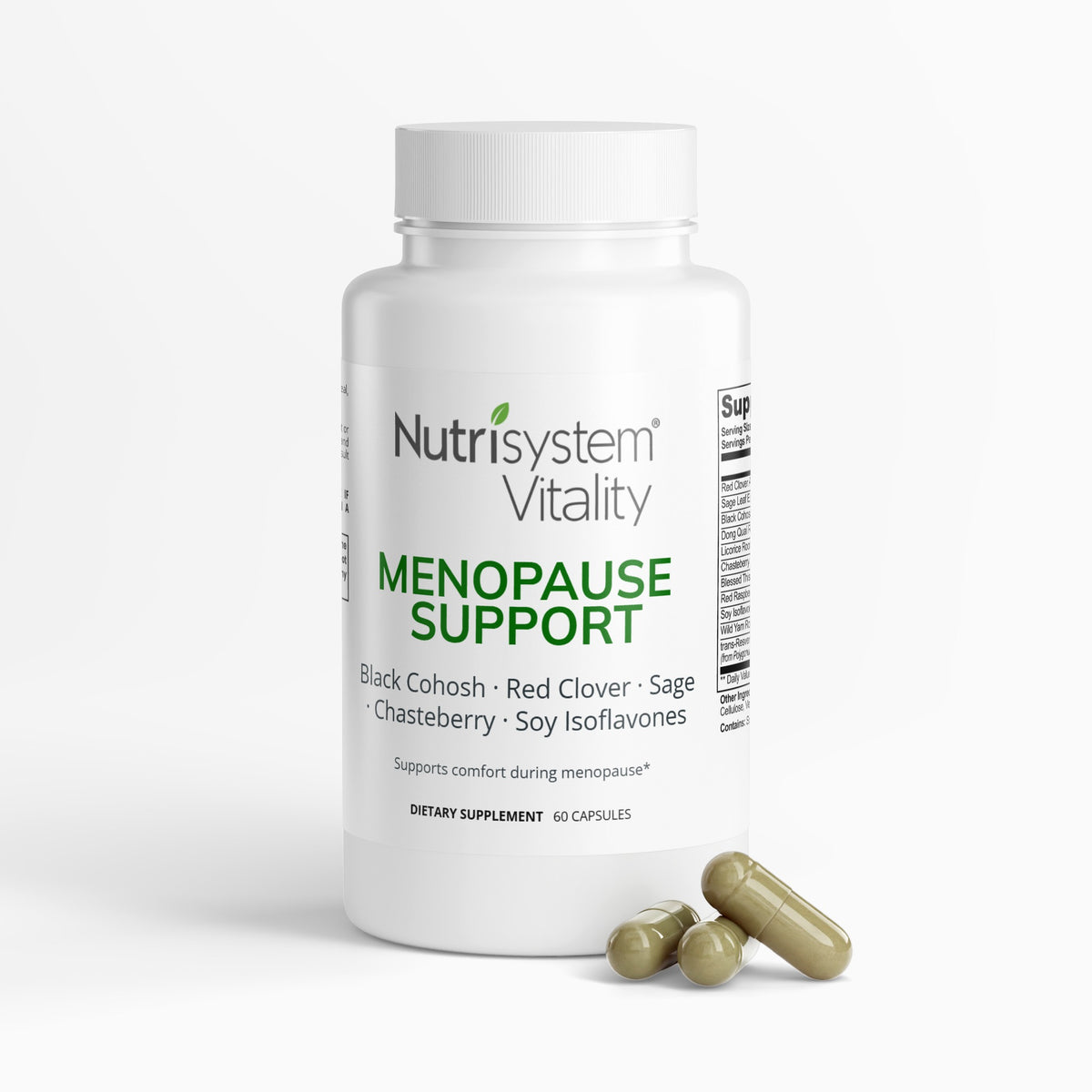 Menopause Support — Black Cohosh, Red Clover & Sage | 60 Capsules