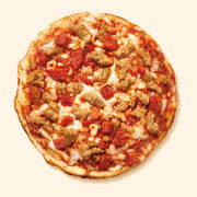 Italian Sausage and Turkey Pepperoni Pizza