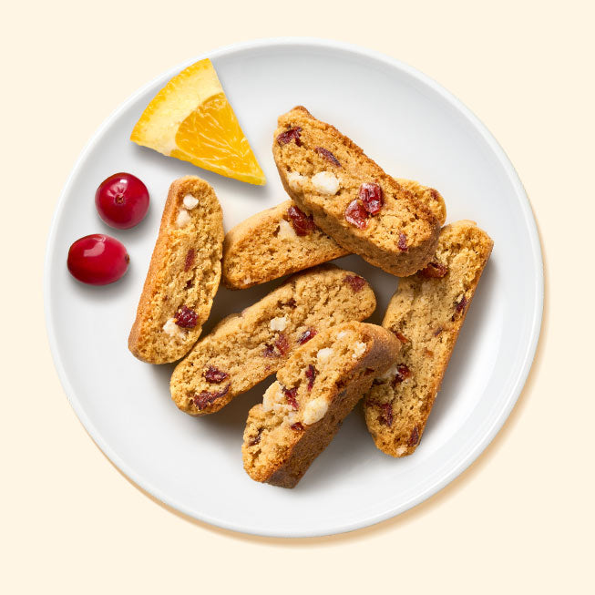 Cranberry Orange Biscotti Bites