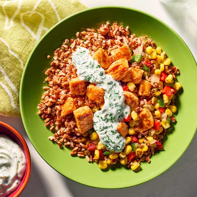 Chicken & Red Rice Grain Bowl
