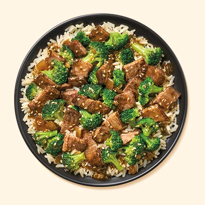 Sesame Beef & Broccoli with Brown Rice