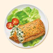 Spinach and Cheese Pretzel Melt